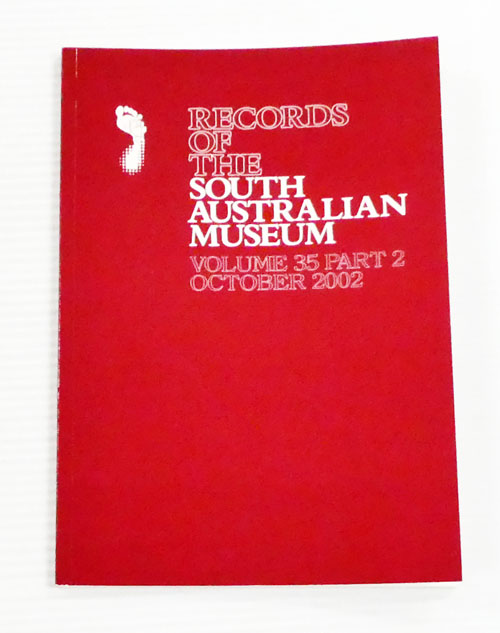 Early Aboriginal Fishing Technology in the Lower Murray, South Australia [contained in] Records of the South Australian Museum Volume 35 part 2 October 2002