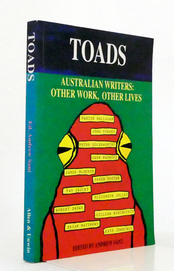Image for Toads. Australian Writers: Other Work, Other Lives Toads. Australian Writers: Other Work, Other Lives
