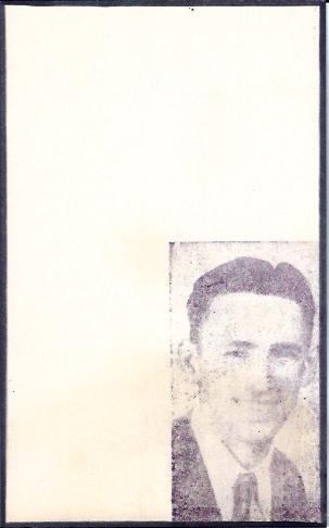 Howard Finster Made Post Card Howard Finster Self Portrait in Lower Right