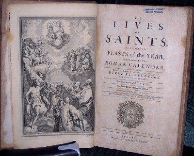 Lives of the Saints with Other Feasts of the Year According to the Roman Calendar