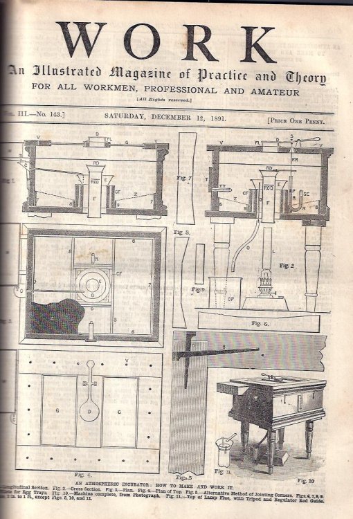 Work -- 1891-92 :An Illustrated Magazine of Practice and Theory for All Workmen, Professional and Amateur