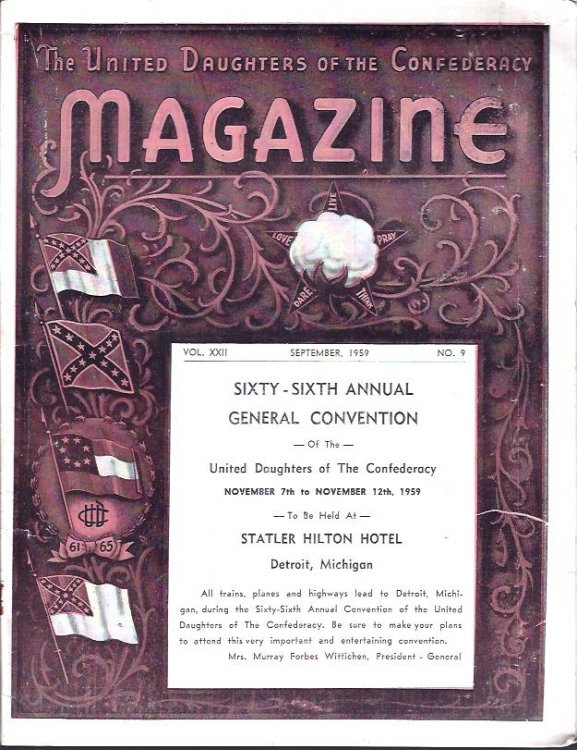 The United Daughters of the Confederacy Magazine