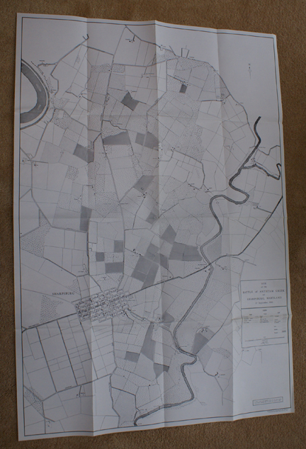 Site of the Battle of Antietam Creek, or Sharpsburg, Maryland -- Map