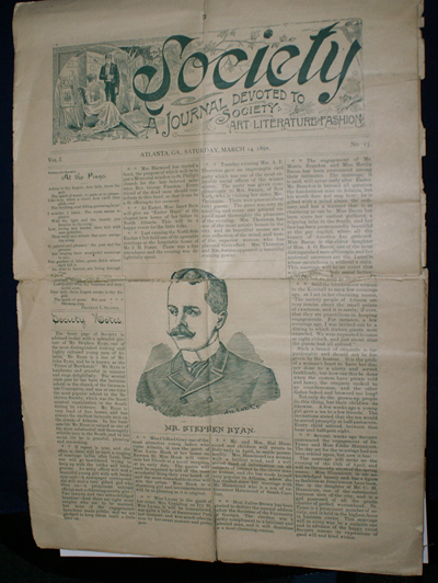 Society, a Journal Devoted to Society, Art, Literature & Fashion
