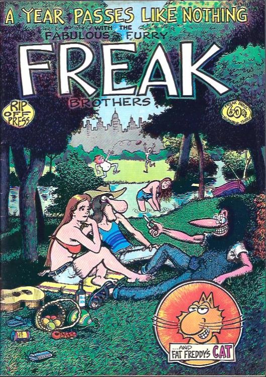 A Year Passes like Nothing with the Fabulous Furry Freak Brothers, No. 3