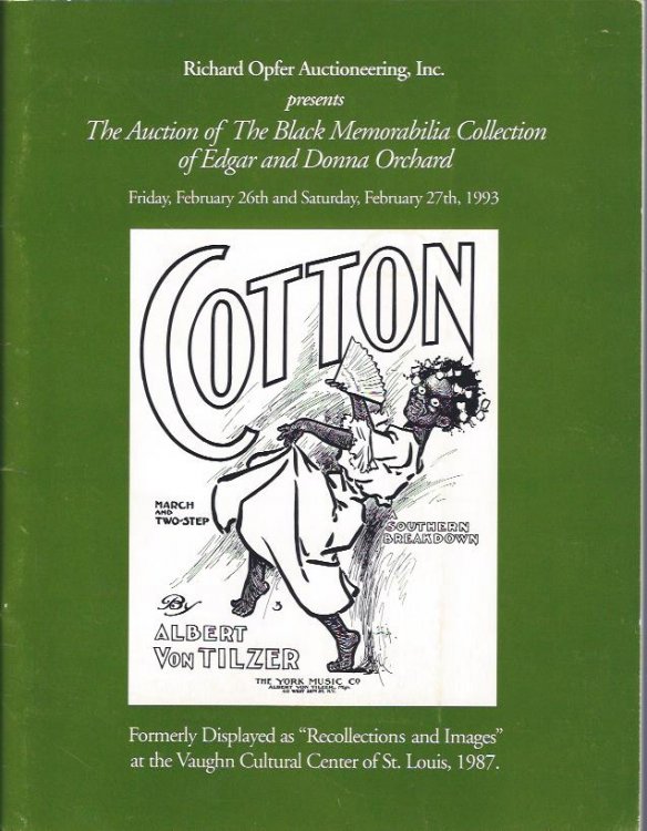 The Auction of the Black Memorabilia Collection of Edgar and Donna Orchard