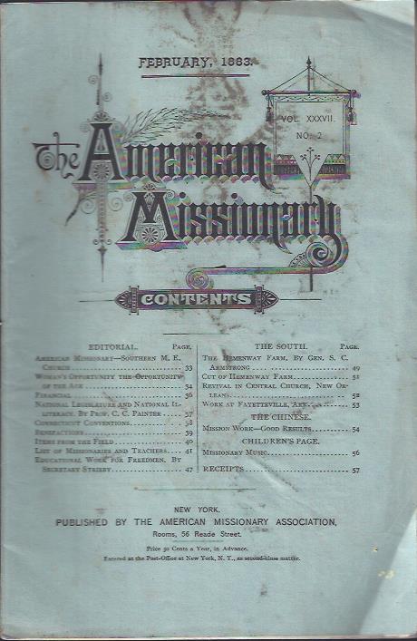 The American Missionary, February, 1883