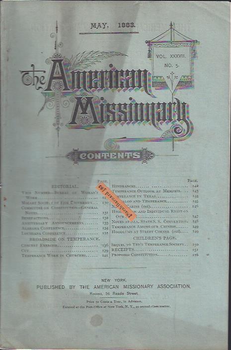 The American Missionary, May, 1883