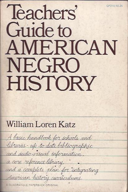 Teachers' Guide to American Negro Histroy