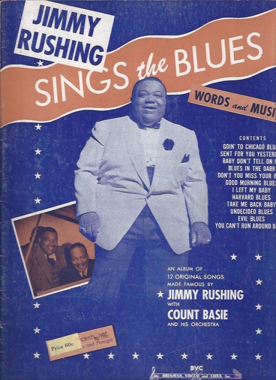 Jimmy Rushing Sings the Blues : Words and Music (With Autograph)