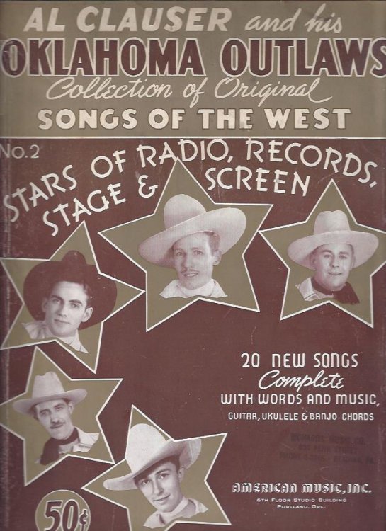 Collection of Original Songs of the West