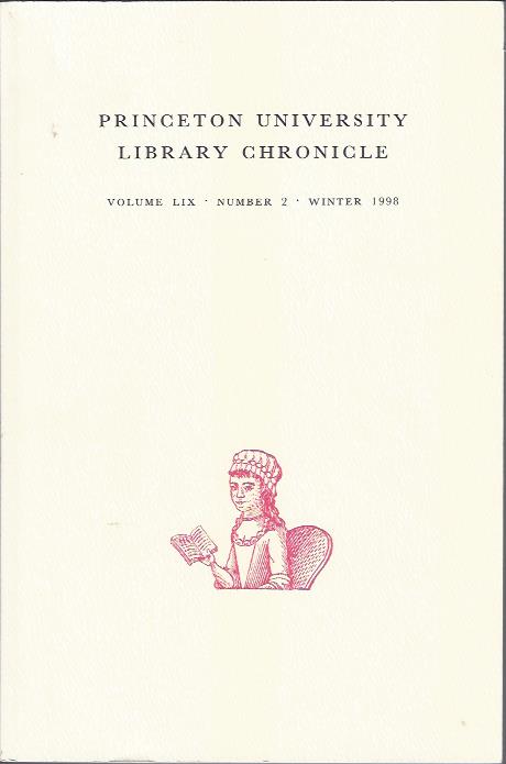 Princeton University Library Chronicle, Winter 1998