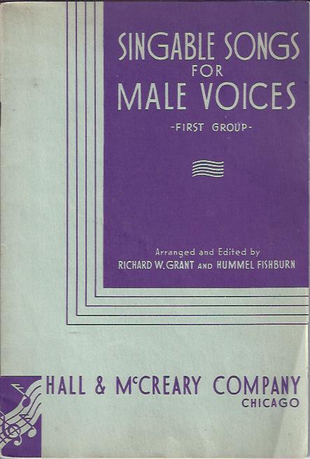 Singable Songs for Male Voices, First Group