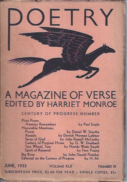 Poetry, A Magazine of Verse June, 1933 (Century of Progress Number)