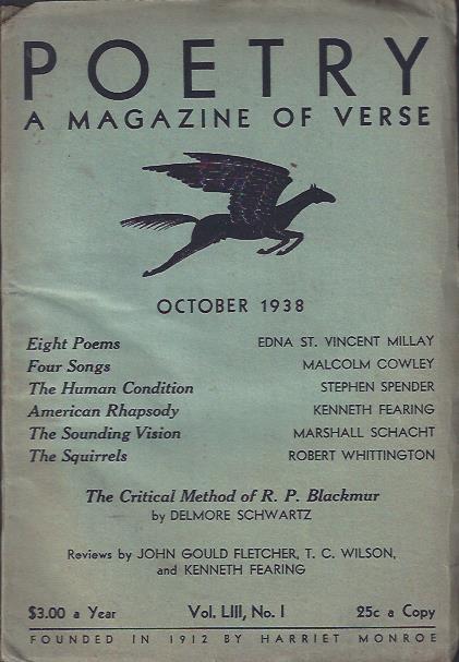 Poetry, a Magazine of Verse October, 1938