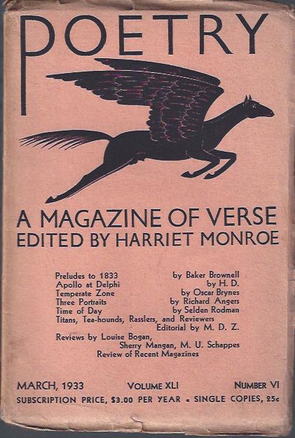 Poetry, a Magazine of Verse March, 1933