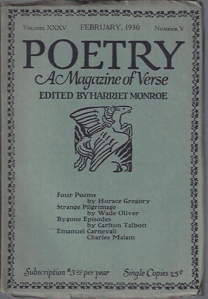 Poetry, a Magazine of Verse February, 1930