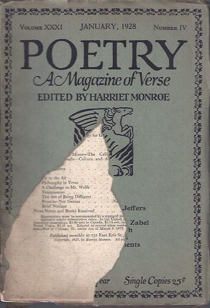 Poetry, a Magazine of Verse January, 1928
