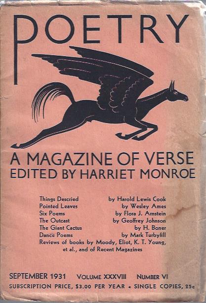 Poetry, a Magazine of Verse September, 1931