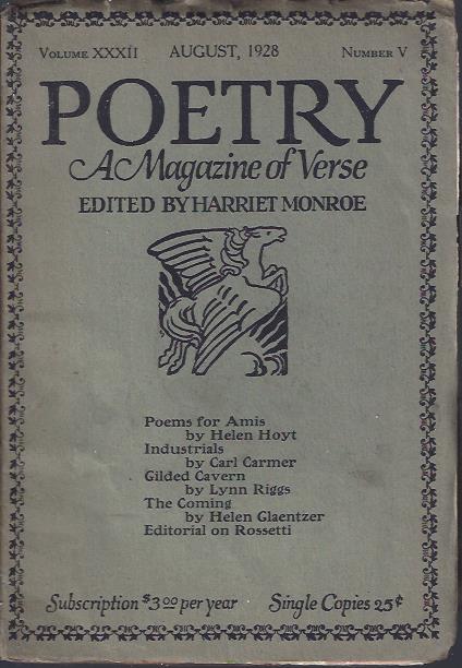 Poetry, a Magazine of Verse August, 1928