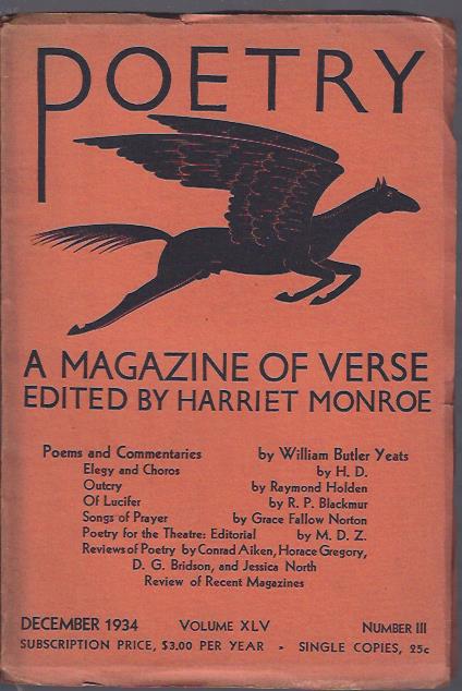 Poetry, a Magazine of Verse December, 1934
