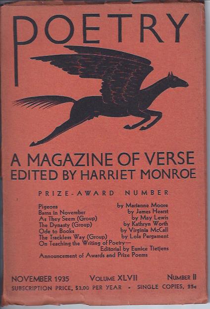 Poetry, a Magazine of Verse November, 1935 : Prize Award Number