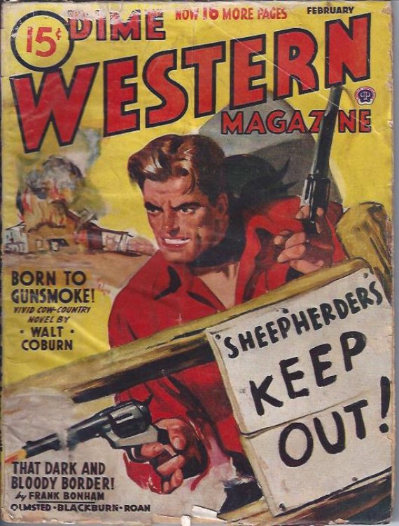 Dime Western Magazine, February, 1945
