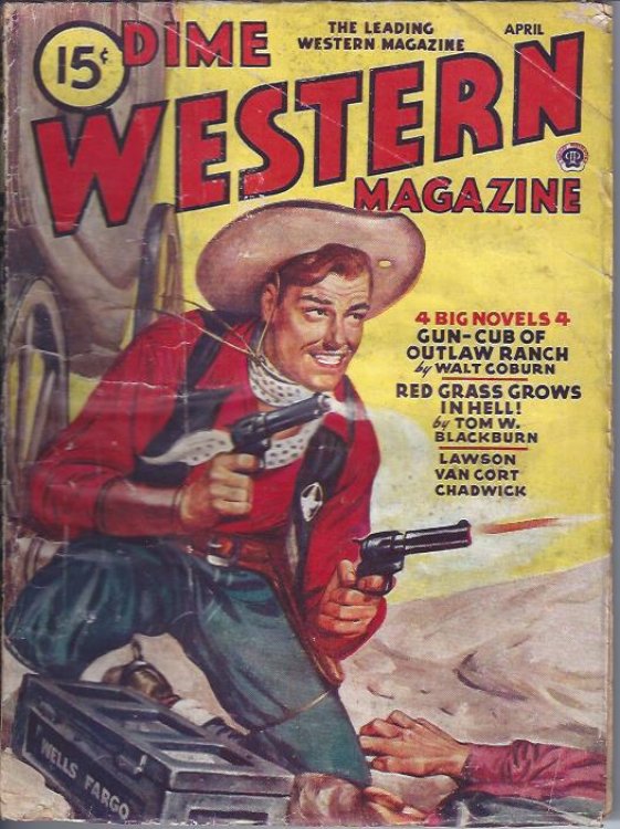 Dime Western Magazine, April, 1946