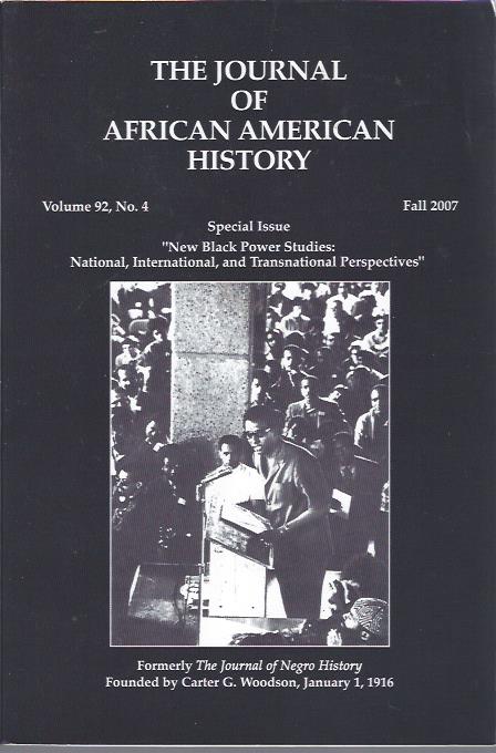 The Journal of African American History, Fall 2007