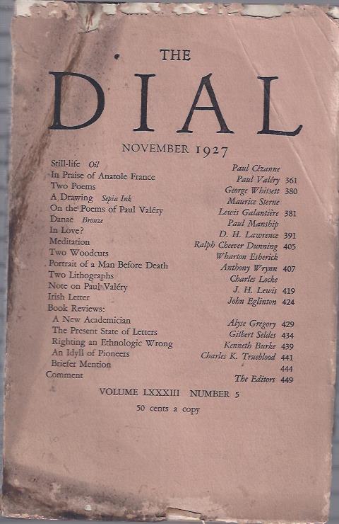 The Dial, November, 1927
