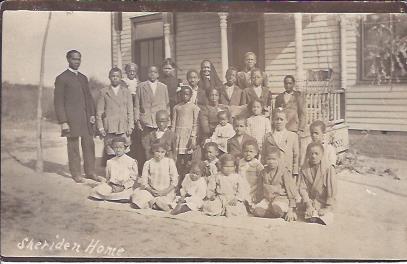 Post Card, Sheriden Home, African-American