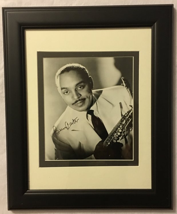 Signed Photo of Benny Carter, Framed