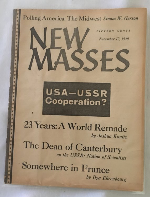 New Masses, November 12, 1940