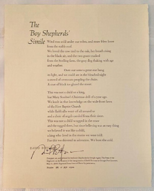 The Boy Shepherd's Simile