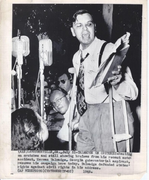 Herman Talmadge AP Wirephoto 1948
