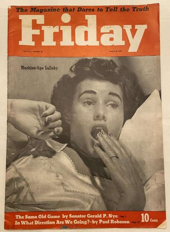 Friday: The Magazine That Dares to Tel the Truth, August 30, 1940