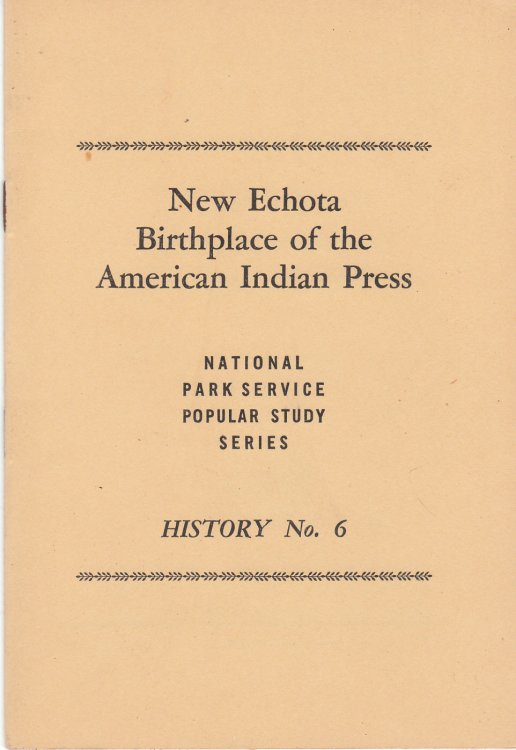New Echota Birthplace of the American Indian Press