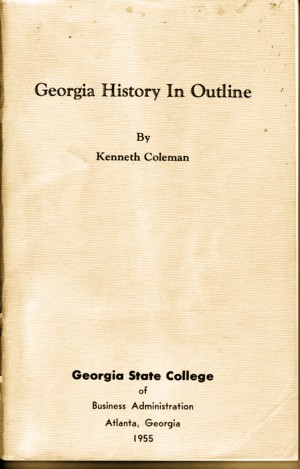 Georgia History in Outline