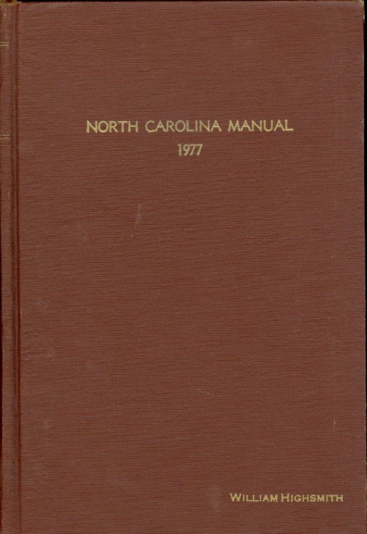 North Carolina Manual 1977