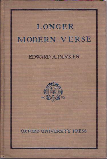 Longer Modern Verse