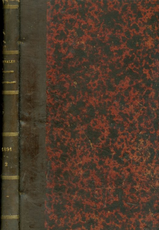 Les Annales: Poltiques Et Literairies