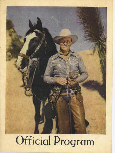 Gene Autry's Flyin' a Ranch Stampede Official Program