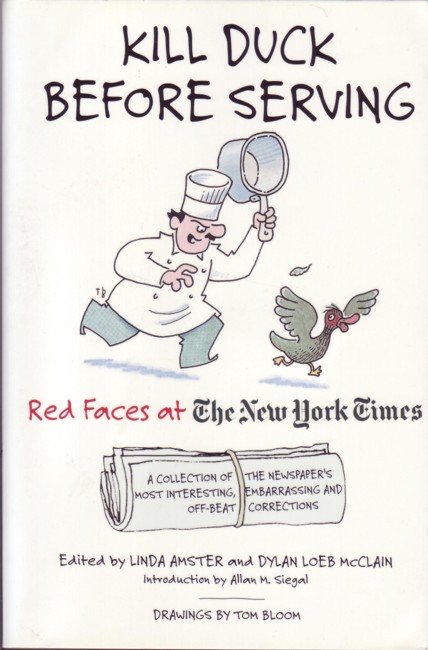 Kill Duck before Serving Red Facts At the New York Times