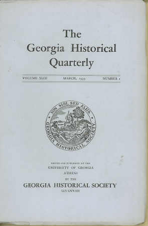 The Georgia Historical Quarterly