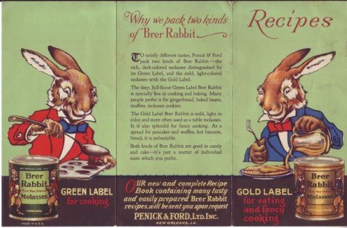 Brer Rabbit Molasses Ad