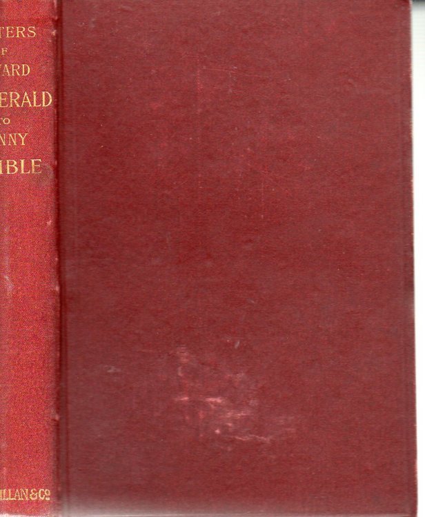 Letters of Edward Fitzgerald to Fanny Kemble 1871-1883