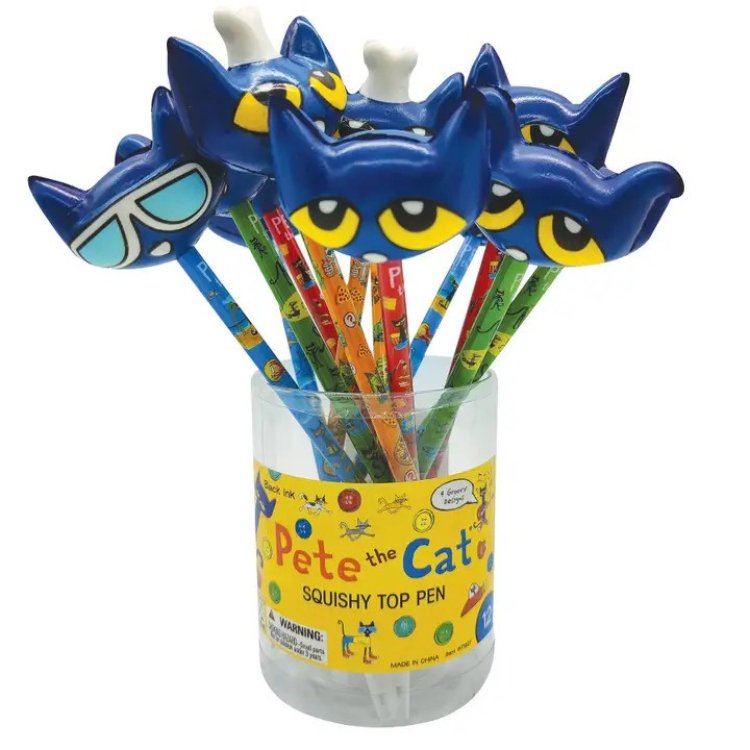 PETE THE CAT SQUISHY TOP PEN