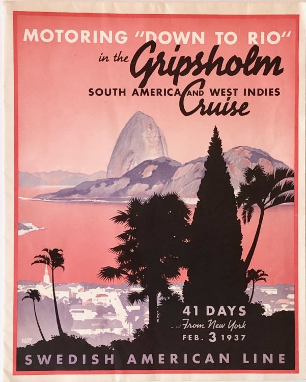 Motoring Down to Rio in the Gripsholm