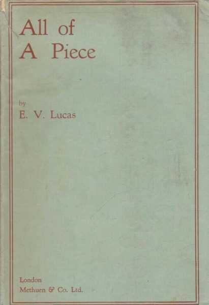 All Of A Piece - New Essays