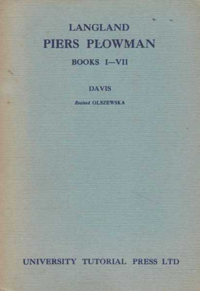 Langland Piers Plowman Prologue and Passus I-VII Text B